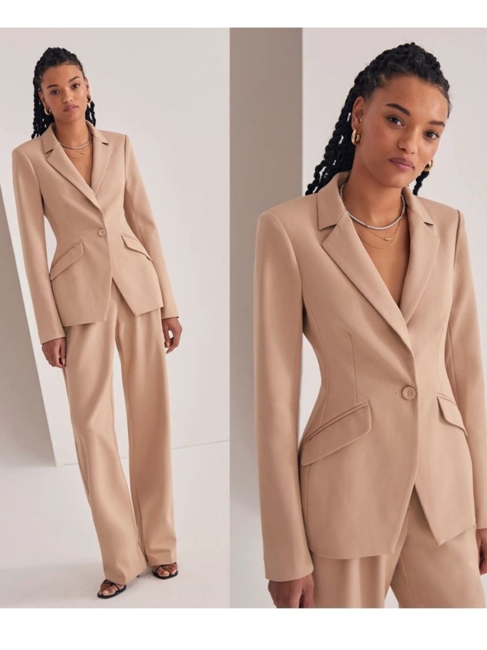 Favorite Daughter the Favorite Blazer in beige NWT